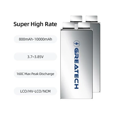 800 mAh suure kiirusega Li-ioonelement